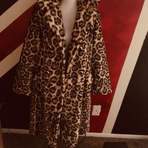 1960’s Vintage Leopard coat PUNK Glam Rockstar